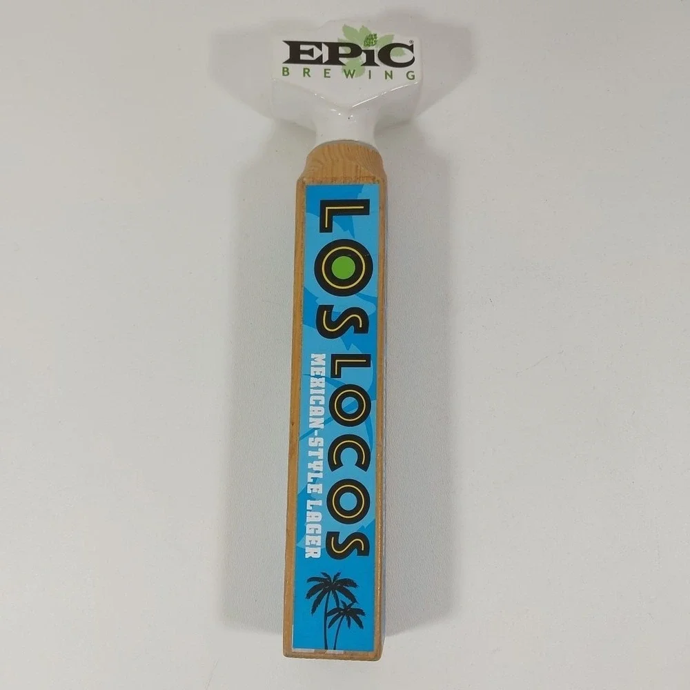 Epic Brewing Company Logo Hand Made Craft Beer Tap Handle 11